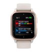 Часы Garmin Venu Sq 2 Music Edition цвет слоновой кости с персиково-золотым алюминиевым безелем
