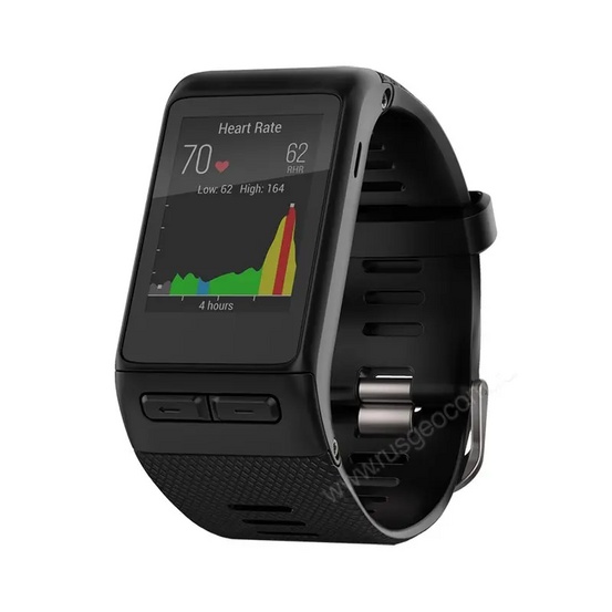 Смарт-часы Garmin Vivoactive HR черные большого размера
