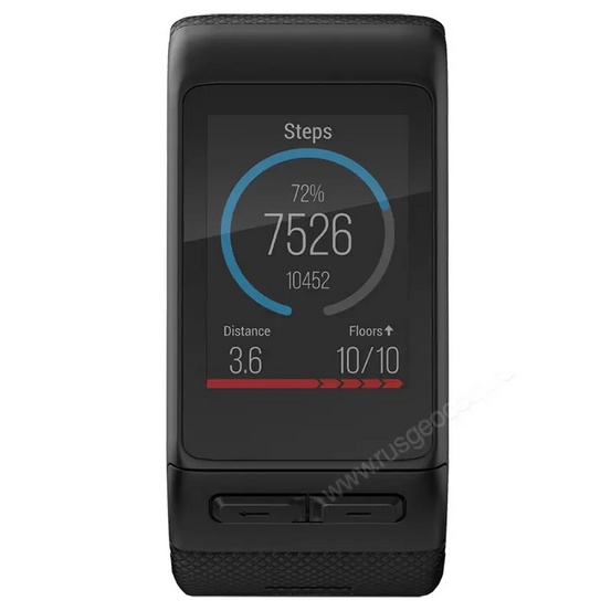 Смарт-часы Garmin Vivoactive HR черные большого размера