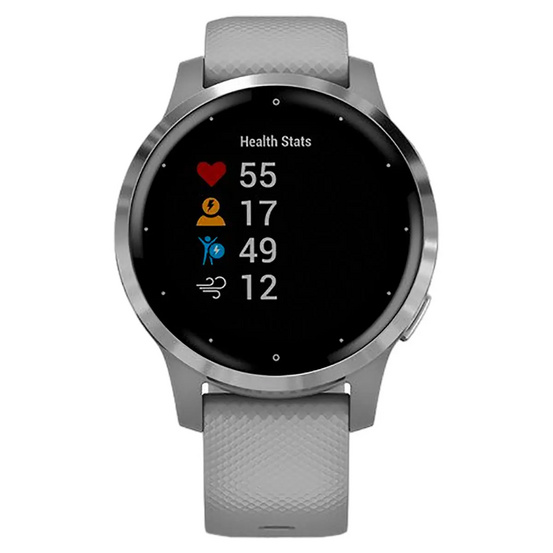Часы Garmin vivoactive 4s серые с серебристым безелем