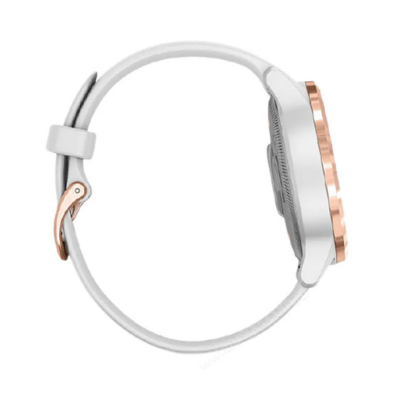 Часы Garmin Vivoactive 4S белые с золотистым безелем