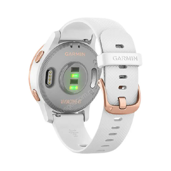 Часы Garmin Vivoactive 4S белые с золотистым безелем