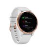 Часы Garmin Vivoactive 4S белые с золотистым безелем