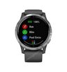 Часы Garmin Vivoactive 4 серые с серебристым безелем