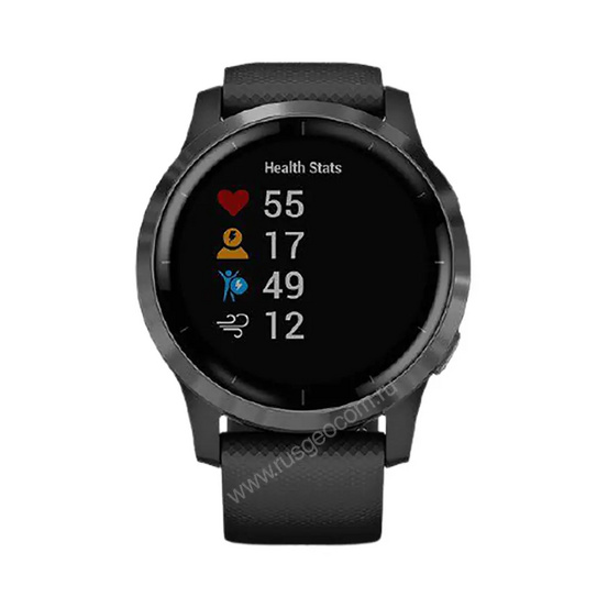 Часы Garmin Vivoactive 4 черные с серым безелем