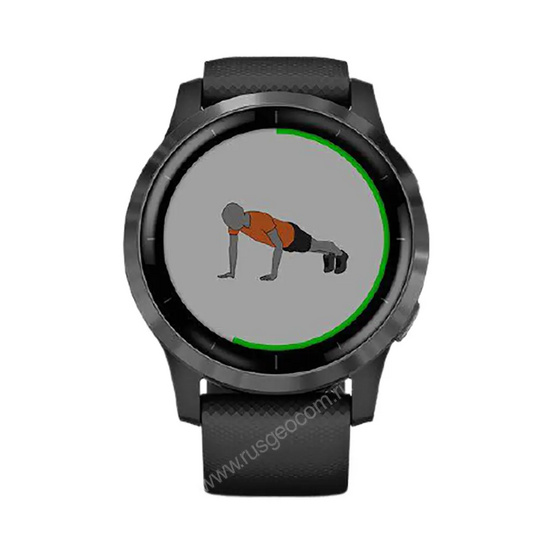 Часы Garmin Vivoactive 4 черные с серым безелем
