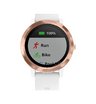 Часы Garmin Vivoactive 3 золотистые с белым ремешком