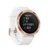 Часы Garmin Vivoactive 3 золотистые с белым ремешком