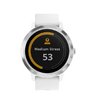 Часы Garmin Vivoactive 3 серебристые с белым ремешком