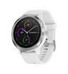 Часы Garmin Vivoactive 3 серебристые с белым ремешком
