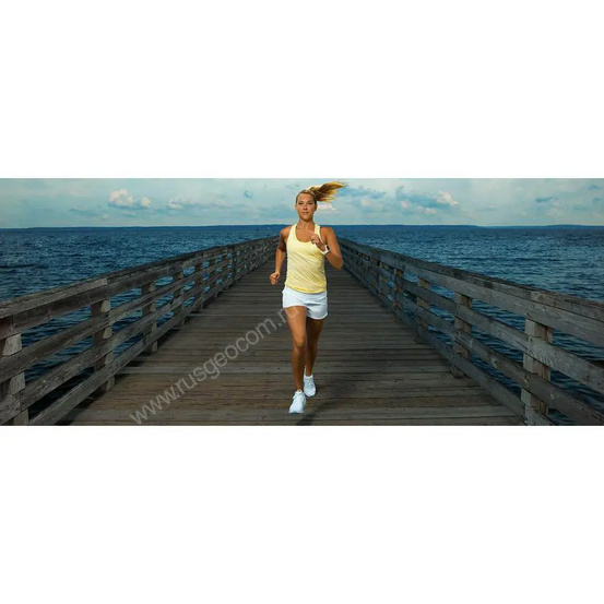 Часы Garmin Vivoactive 3 серебристые с белым ремешком