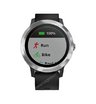 Часы Garmin Vivoactive 3 серебристые с черным ремешком