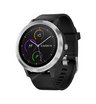 Часы Garmin Vivoactive 3 серебристые с черным ремешком