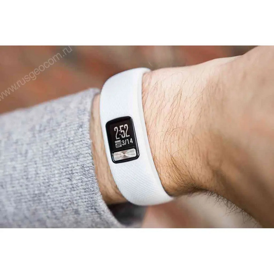 Фитнес-браслет Garmin Vivofit 4 белый стандартного размера