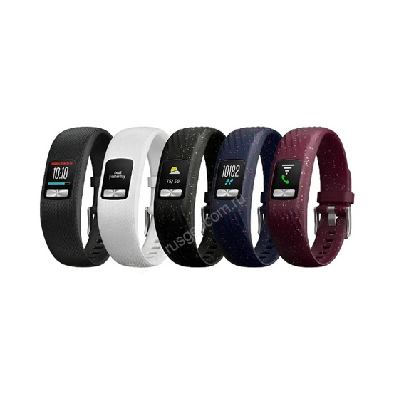 Фитнес-браслет Garmin Vivofit 4 черный с блестками стандартного размера