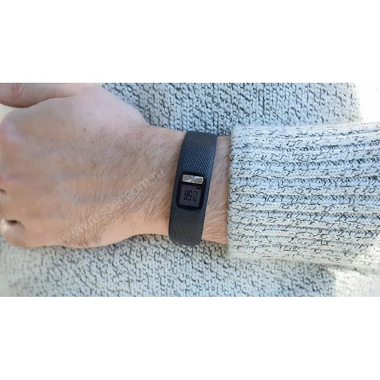Фитнес-браслет Garmin Vivofit 4 черный большого размера