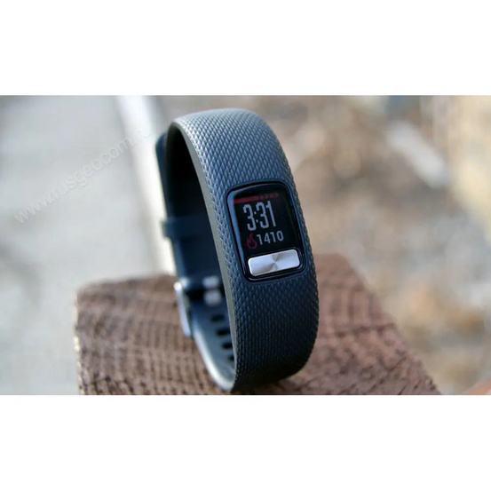 Фитнес-браслет Garmin Vivofit 4 черный большого размера