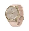 Часы Garmin Vivomove Style светло-золотистый с розовым плетеным нейлоновым ремешком
