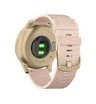 Часы Garmin Vivomove Style светло-золотистый с розовым плетеным нейлоновым ремешком