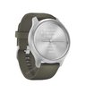 Часы Garmin Vivomove Style серебристый с травяным силиконовым ремешком
