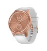 Часы Garmin Vivomove Style розовое золото с белым силиконовым ремешком