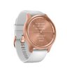 Часы Garmin Vivomove Style розовое золото с белым силиконовым ремешком