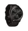 Часы Garmin Vivomove Style графитовый с черным плетеным нейлоновым ремешком