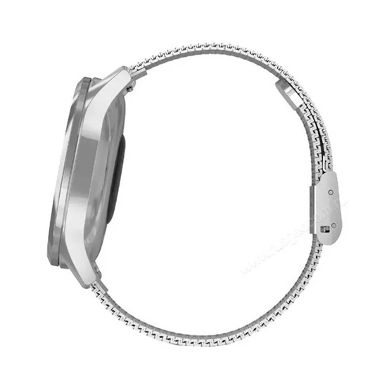Часы Garmin Vivomove Luxe серебристый с серебристым ремешком