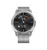 Часы Garmin Vivomove Luxe серебристый с серебристым ремешком