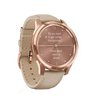 Часы Garmin Vivomove Luxe розовое золото со светло-песочным кожаным ремешком