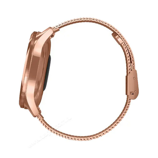 Часы Garmin Vivomove Luxe розовое золото с цвета розового золота ремешком