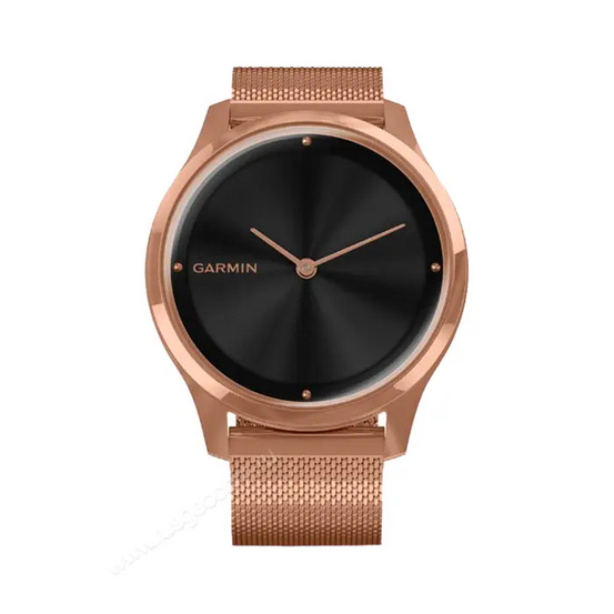 Часы Garmin Vivomove Luxe розовое золото с цвета розового золота ремешком