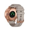 Часы Garmin Vivomove HR Premium розовое золото с бежевым кожаным ремешком