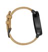 Часы Garmin Vivomove HR Premium черный оникс с светло-коричневым кожаным ремешком