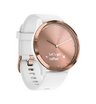 Часы Garmin Vivomove HR розовое золото с белым ремешком