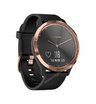 Часы Garmin Vivomove HR розовое золото с черным ремешком