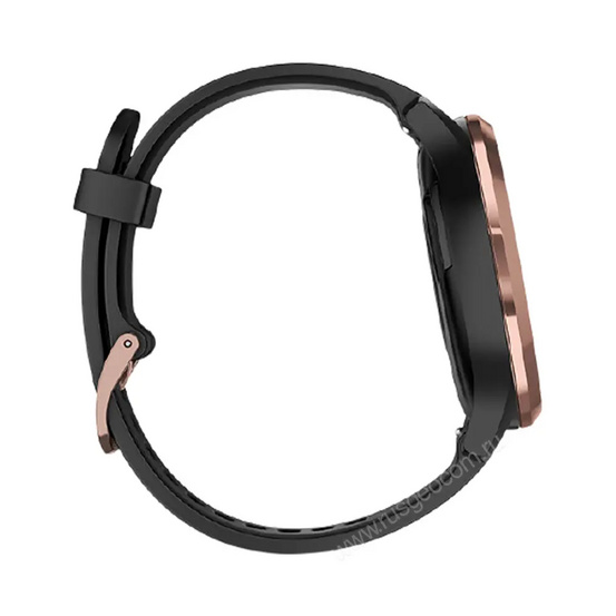 Часы Garmin Vivomove HR розовое золото с черным ремешком