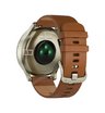 Часы Garmin Vivomove HR золотые со светло-коричневым кожаным ремешком
