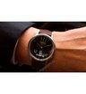 Часы Garmin Vivomove HR серебряные с темно-коричневым кожаным ремешком