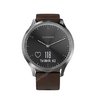 Часы Garmin Vivomove HR серебряные с темно-коричневым кожаным ремешком