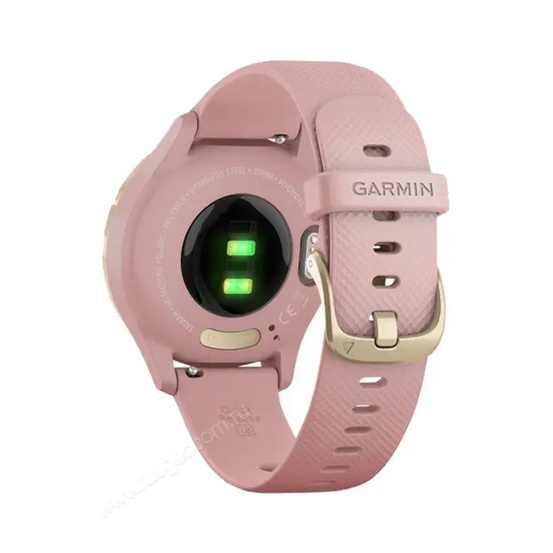 Часы Garmin Vivomove 3S золотистый циферблат с розовым ремешком