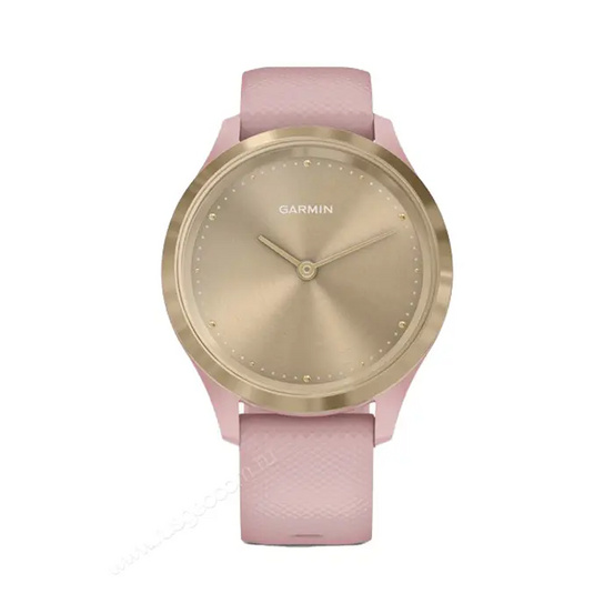 Часы Garmin Vivomove 3S золотистый циферблат с розовым ремешком