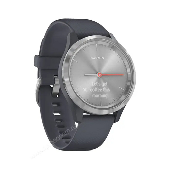 Часы Garmin Vivomove 3S серебристый циферблат с гранитно-синим ремешком