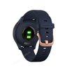 Часы Garmin Vivomove 3S розовое золото циферблат с темно-синим ремешком