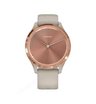 Часы Garmin Vivomove 3S розовое золото циферблат с песочным ремешком