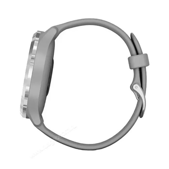 Часы Garmin Vivomove 3 серебристые с серым силиконовым ремешком