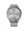 Часы Garmin Vivomove 3 серебристые с серым силиконовым ремешком
