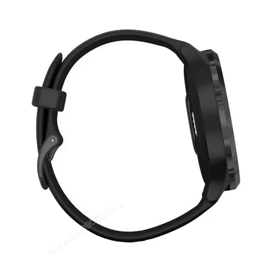 Часы Garmin Vivomove 3 черные с черным силиконовым ремешком