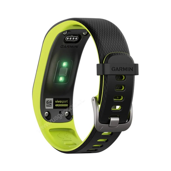 Фитнес-браслет Garmin Vivosport с GPS лимонные большой размер