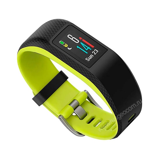 Фитнес-браслет Garmin Vivosport с GPS лимонные большой размер
